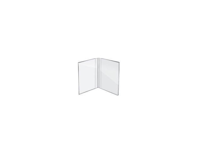 Azar Displays Acrylic Dual Frame Sign Holder 10/Pack 107726