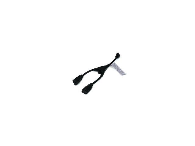Monoprice 14inch 14AWG Power Cord Splitter Cable, 15A (NEMA 5-15P to 2x NEMA 5-15R)