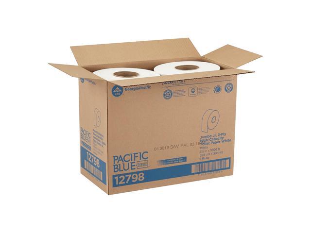 Georgia Pacific Professional Jumbo Jr. Bathroom Tissue Roll 9' dia 1000ft 8
