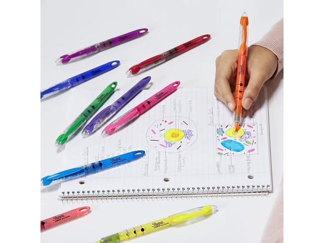 Sharpie S-Gel Retractable Gel Pen Fine Point Blue Ink 4/Pack (2116200)