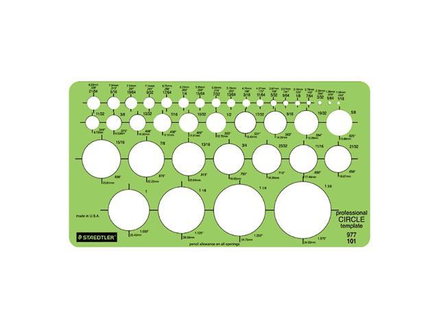 Staedtler Mars Circle Template 977