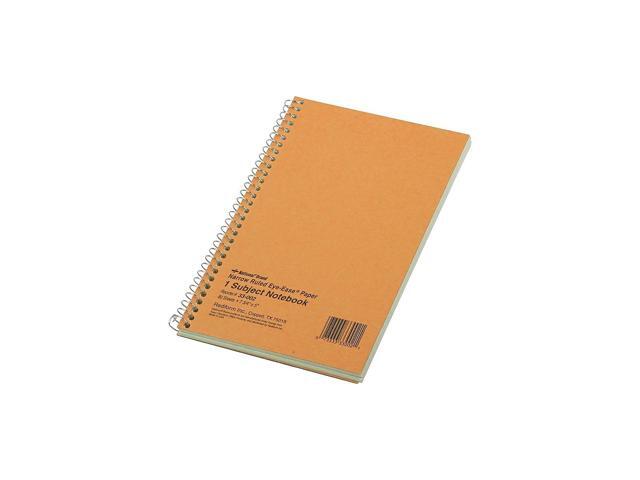 National Subject Wirebound Notebook Narrow Rule 5 x 7 3/4 Green 80 Sheets 33002