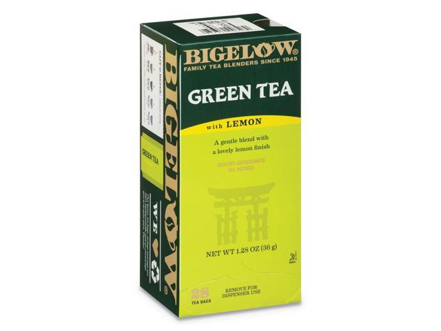 Green Tea with Lemon, Lemon, 0.34 lbs, 28/Box 10346