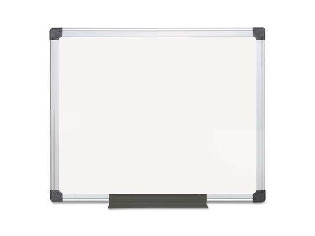MasterVision Value Melamine Dry Erase Board 36 x 48 White Aluminum Frame MA0512170MV