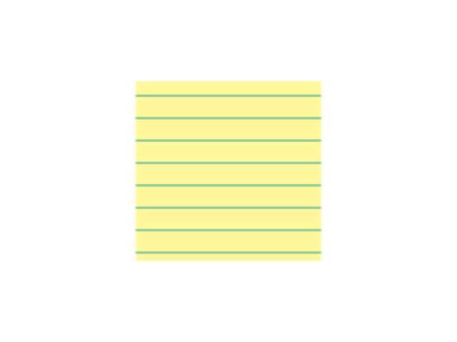 Ampad Double Sheets Pad Narrow/Margin Pad 8 1/2 x 11 3/4 Canary 100 Sheets 20246