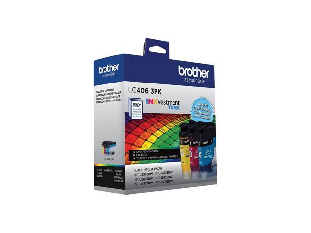 Brother Genuine LC406 INKvestment Tank Standard Yield Color Ink Cartridge Set (Cyan, Magenta, Yellow) - image 7