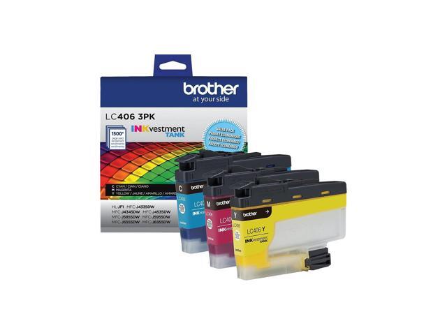 Brother Genuine LC406 INKvestment Tank Standard Yield Color Ink Cartridge Set (Cyan, Magenta, Yellow) - image 6