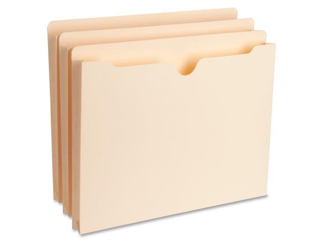 Business Source File Pocket Straight Tab 1' Exp. 200 Cap. Letter 50/BX MLA 65797