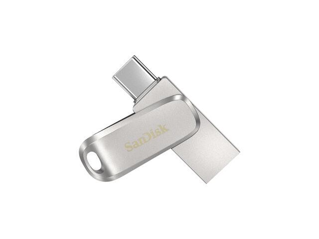 SanDisk - Ultra Dual Drive Luxe 256GB USB 3.1, USB Type-C Flash Drive - Silver - image 12