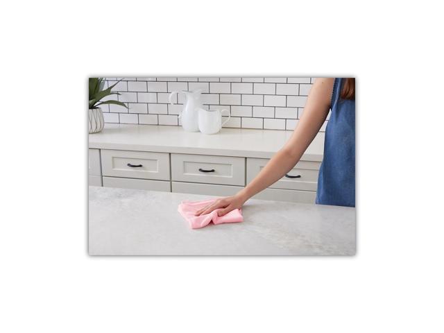 Boardwalk Microfiber Cleaning Cloths 16 x 16 Pink 24/Pack 16PINCLOTHV2