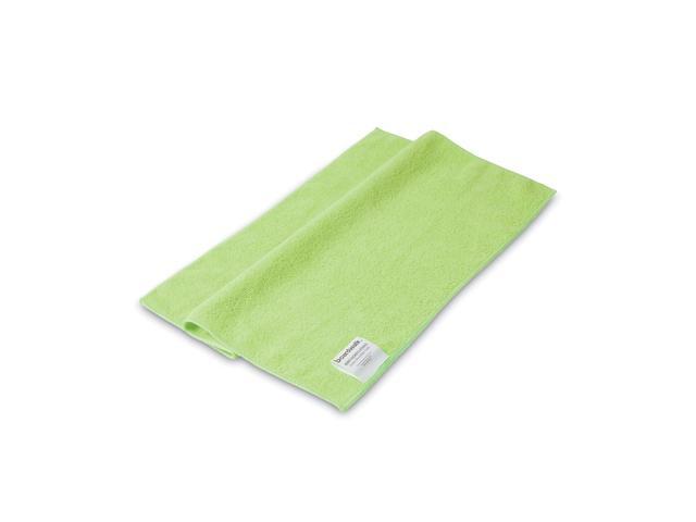 Boardwalk Microfiber Cleaning Cloths 16 x 16 Green 24/Pack 2164037