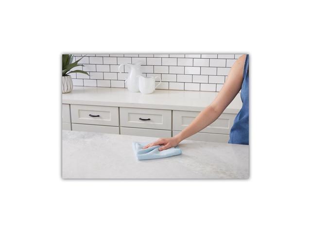 Boardwalk Microfiber Cleaning Cloths 16 x 16 Blue 24/Pack 2164038