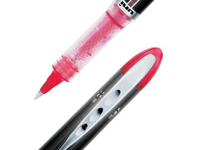 uni-ball VISION ELITE Roller Ball Stick Waterproof Pen Red Ink Super Fine 69022
