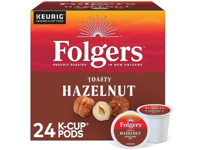 Folgers Hazelnut Cream Coffee Keurig K-Cup Pods Medium Roast 24/Box (6109)