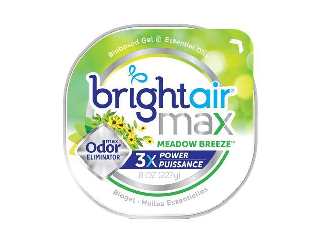 BRIGHT Air Max Odor Eliminator Air Freshener, Meadow Breeze, 8 oz 900438EA