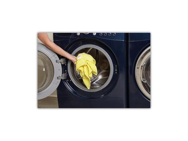 Boardwalk Microfiber Cleaning Cloths 16 x 16 Yellow 24/Pack 16YELCLOTHV2