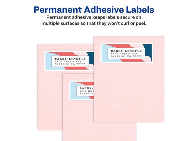 Avery White Shipping Labels Laser/Inkjet 3 1/3 x 4 White 1500/Box 95940