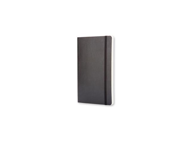 Classic Softcover Notebook, Ruled, 8 1/4 x 5, Black Cover, 192 Sheets HBGMSL14