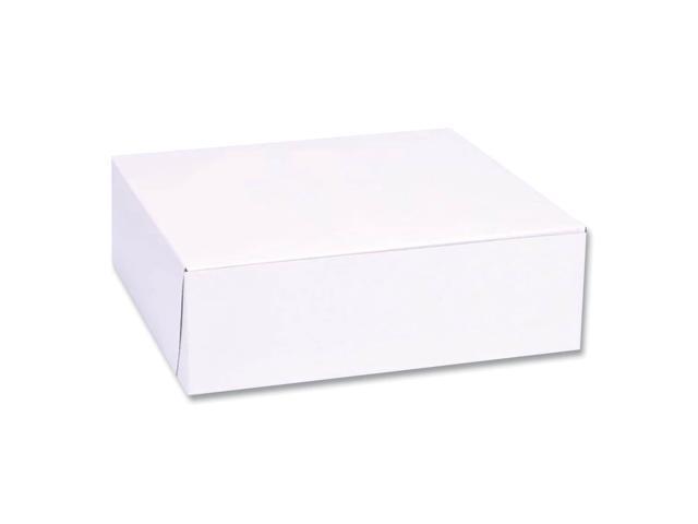 Southern Champion Tray SCT White One-Piece Non-Window Bakery Boxes Standard 8 x 2.5 x 8 White Paper 250/Bundle 1533
