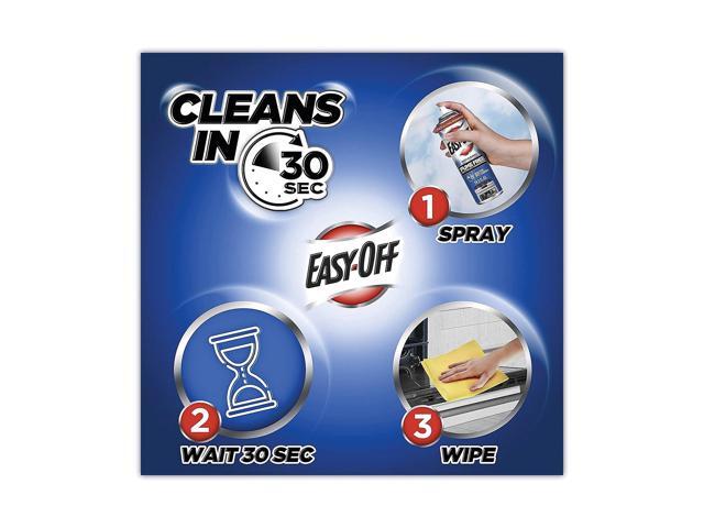 Lysol Professional EASY-OFF Fume Free Max Oven Cleaner Foam Lemon 24 oz Aerosol Spray 6/Carton 85260