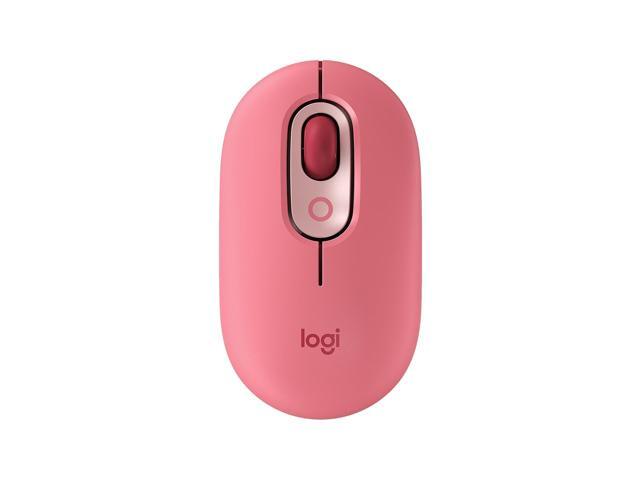 Logitech - POP Mouse Wireless Bluetooth Optical Ambidextrous Mouse with Customizable Emojis - Wireless - Heartbreaker Rose - image 6