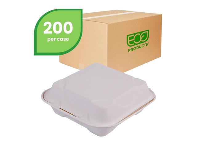 Eco-Products Vanguard Clamshell Box 200/Carton (EP-HC81NFA) EPHC81NFA