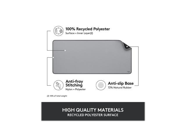 Logitech Studio Series Desk Mat (Mid Gray) - image 9