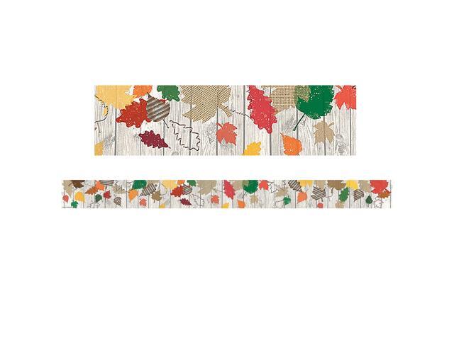Teacher Created Resources Home Sweet Classroom Straight Border 3' x 210' Happy Fall (TCR8707-6)