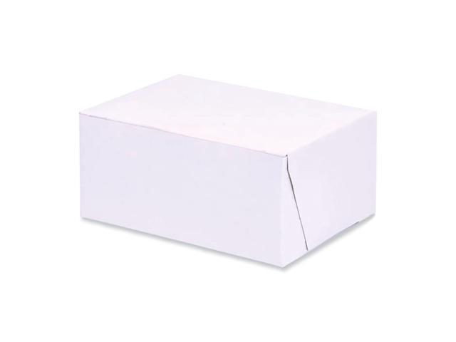 Southern Champion Tray SCT Bakery Boxes Standard 6 x 4.45 x 2.75 White Paper 250/Carton 1503