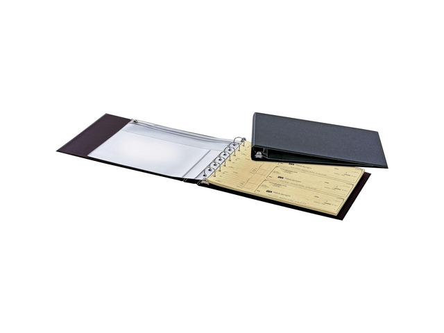 Cardinal Check Binder Seven-Ring D-Ring Reference 1' Cap Other Black 35000
