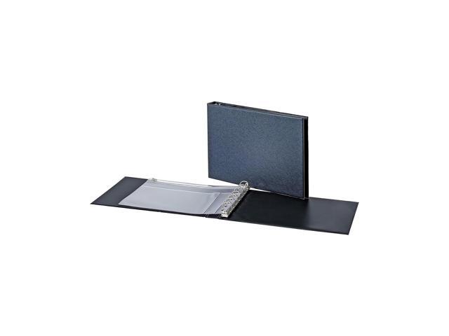 Cardinal 11 x 17 ClearVue Slant-D Ring Binder 1' Cap White 22112