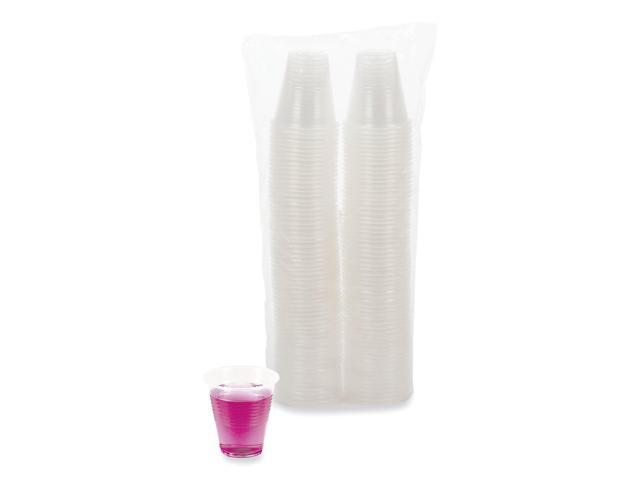 Boardwalk Translucent Plastic Cold Cups 7oz 100/Pack TRANSCUP7PK