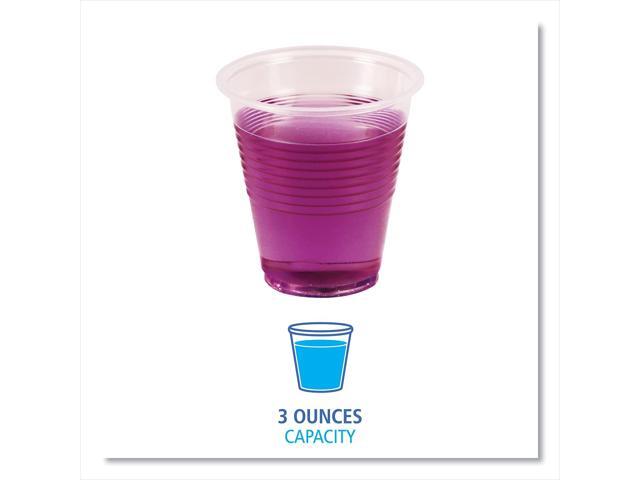 Boardwalk Translucent Plastic Cold Cups 7oz 100/Pack TRANSCUP7PK