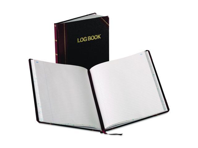 Boorum & Pease Log Book Record Rule Black/Red Cover 150 Pages 10 3/8 x 8 1/8 G21150R