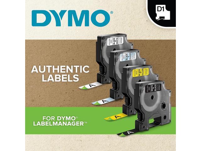 DYMO D1 1926208 Label Maker Tape 1/2W White