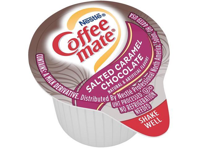 Coffee-mate Liquid Coffee Creamer Salted Caramel Chocolate 0.375 oz Mini Cups 50/Box 77197