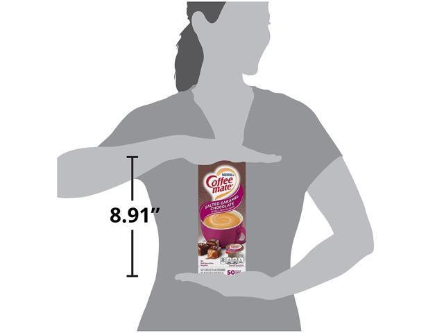 Coffee-mate Liquid Coffee Creamer Salted Caramel Chocolate 0.375 oz Mini Cups 50/Box 77197