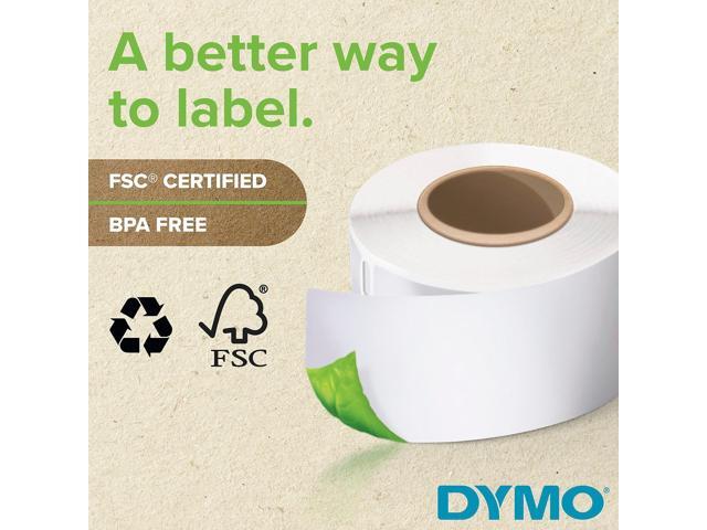 Dymo Labels LabelWriter 4'Wx2-1/8'H 6 RL/PK White 2050811