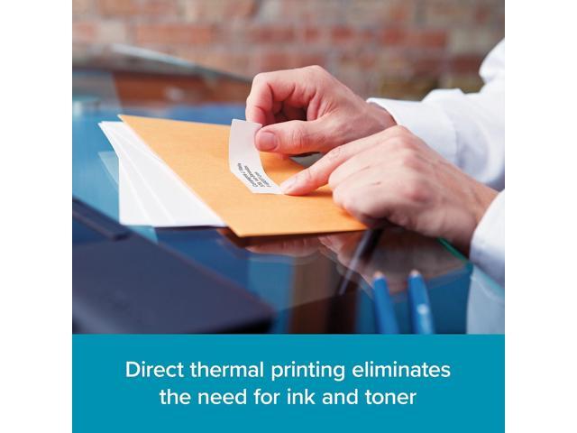 Dymo Labels LabelWriter 3-1/2'Wx1-1/8'H 6 RL/PK White 2050818
