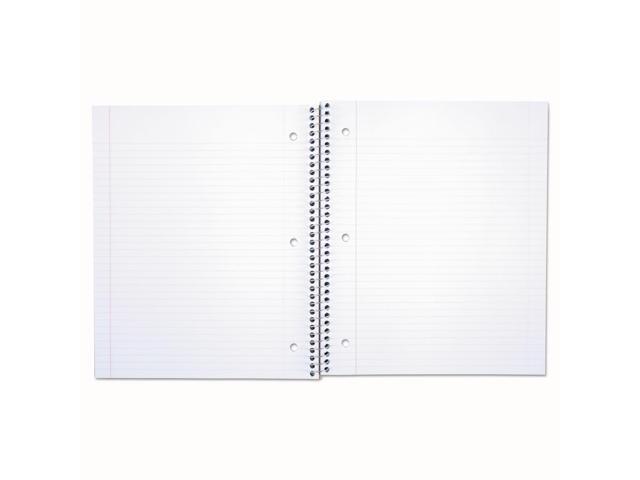 Five Star Wirebound Notebook 1-Subject Notebook 8.5' x 11' College Ruled 100 Sheets Red (72053)