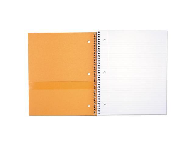 Five Star Wirebound Notebook 1-Subject Notebook 8.5' x 11' College Ruled 100 Sheets Red (72053)