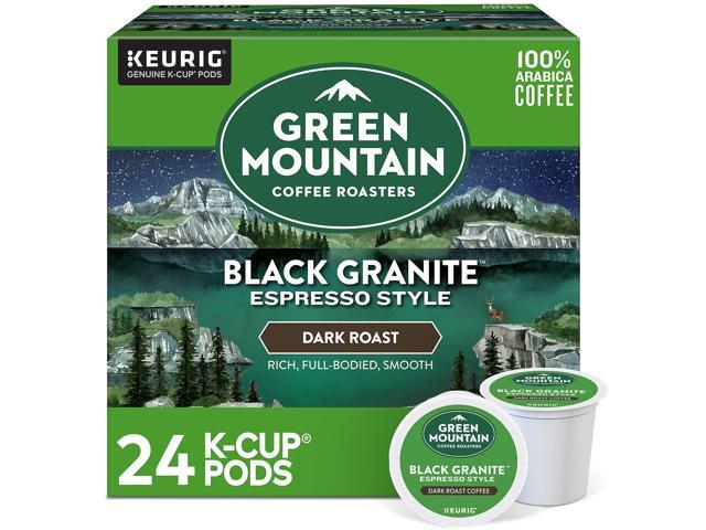 Green Mountain Black Granite Espresso Style Coffee Dark Roast Keurig K-Cup Pods 24/Box (5000366650) 9530