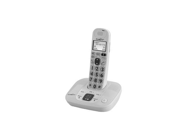 Clarity CLAR53712 Single Line Cordless Amplified Phone White