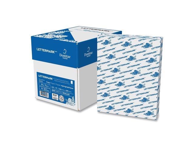 Domtar Lettermark Custom Cut-Sheet Copy Paper 92 Bright Micro-Perforated 3.5' from Bottom 20lb 8.5 x 11 White 500/Ream 8822