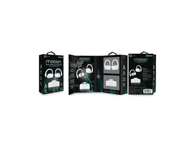 ByTech Bluetooth Sports Earbuds Wireless White BCAUBE119WT - image 4