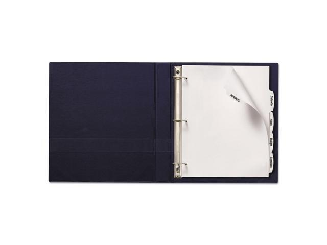 Avery Big Tab White Label Tab Dividers 5-Tab Letter 14434