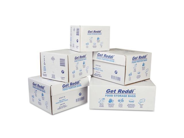 Inteplast Group Food and Utility Bags 8 x 4 x 18 8-Quart 1.20 Mil Clear 1000/Carton PB080418XH