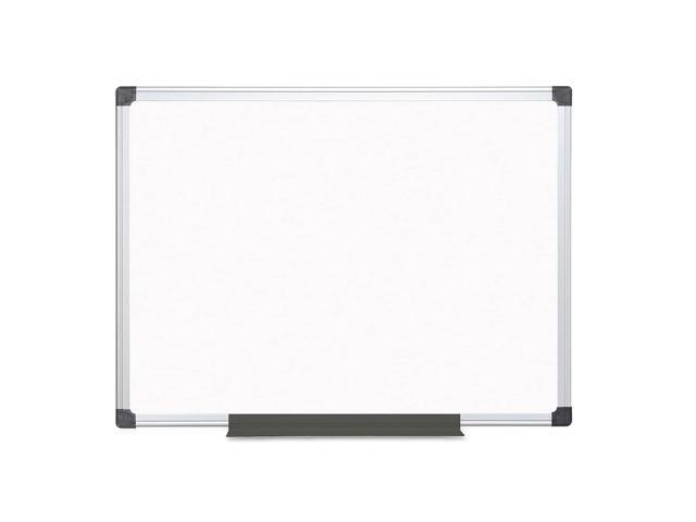 MasterVision Porcelain Value Dry Erase Board 36 x 48 White Aluminum Frame CR0801170MV