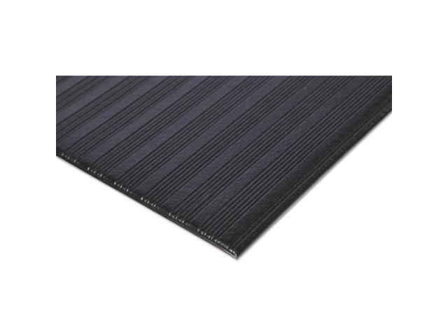 Crown Matting Technology Ribbed Vinyl Anti-Fatigue Mat 24 x 36 Black FL2436BK