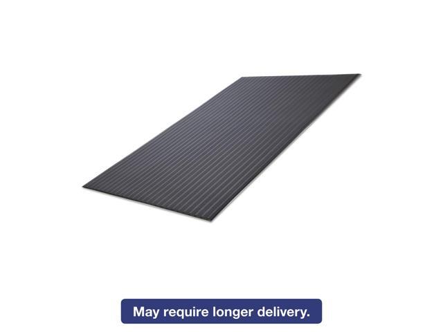 Crown Matting Technology Ribbed Vinyl Anti-Fatigue Mat 24 x 36 Black FL2436BK